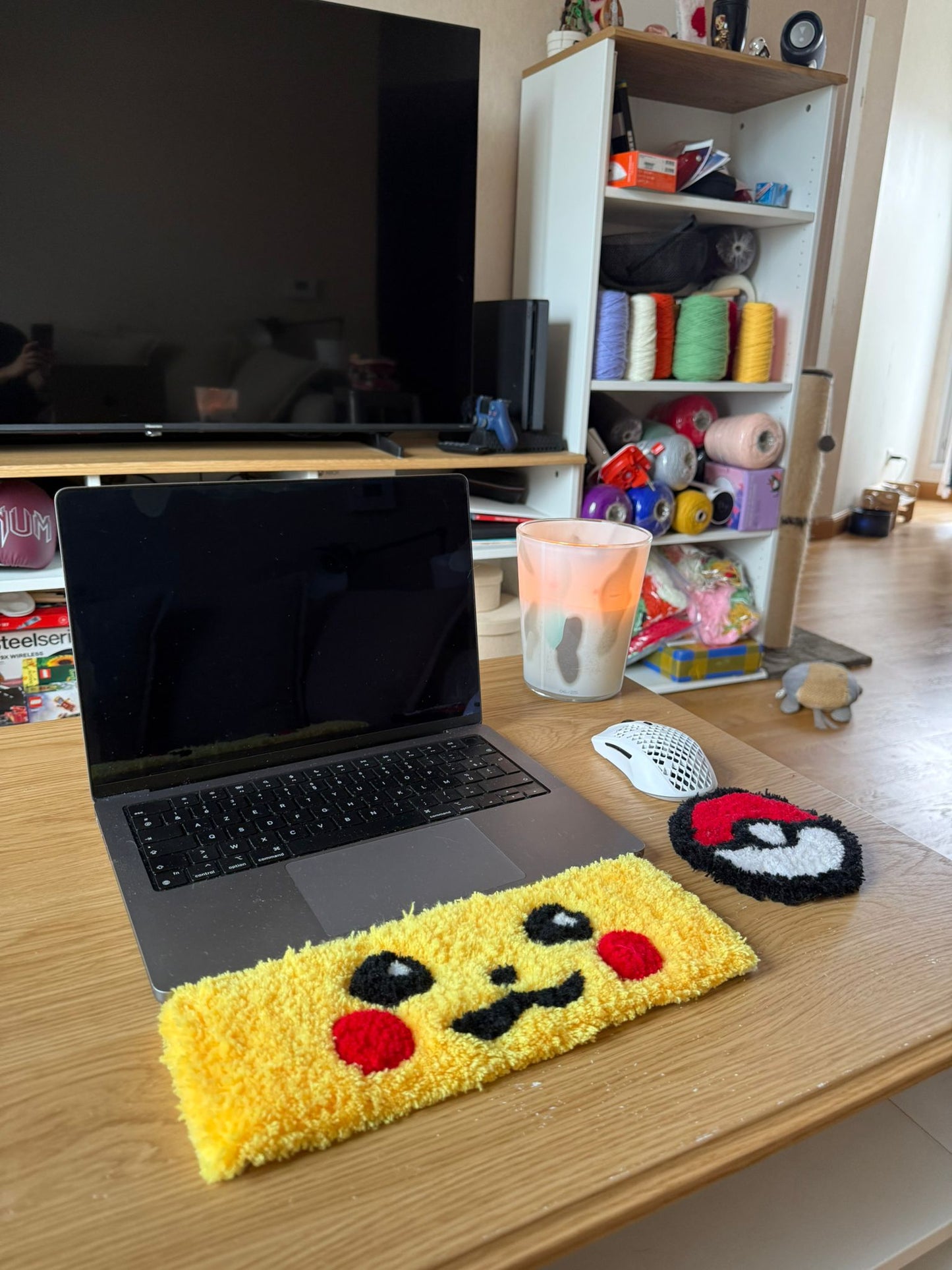 Set tufté Pikachu – 30 × 10 cm
